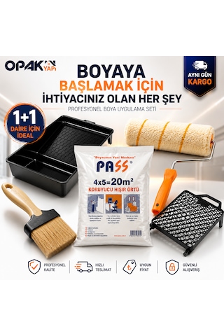 1+1 Daire Boya Başlangıç Seti Boyaya Başlamak İçin İhtiyacınız Olan Her Şey