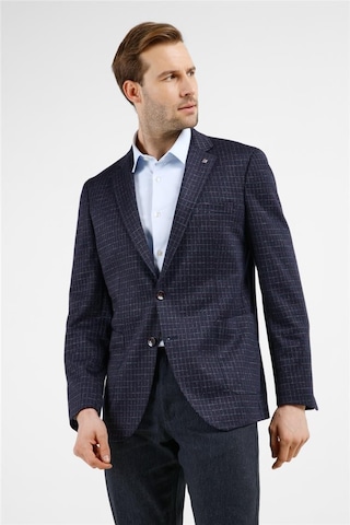 İmza Lacivert Mono Yaka Kareli Desen Esnek 6 Drop Comfort Fit Classic Ceket 1002255153 Lacivert