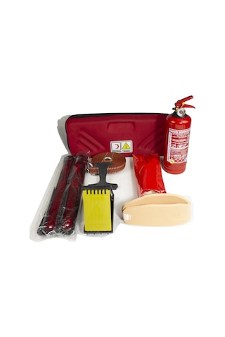 Eva Çantalı Trafik İlkyardım Seti yangın Tüpü Dolu İçerik