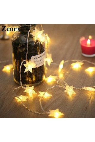 YILBAŞI LED IŞIK YILDIZ İP LED 5 MT FİŞLİ GÜN IŞIĞI