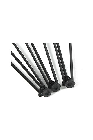 Firkete Sehpa Masa Ayağı 45 Cm. 3 Adet Siyah