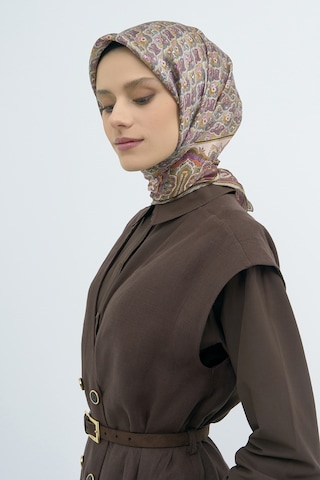 Armine Saf İpek Sura Eşarp-2026 İlkbahar-yaz- 951800d Gül Kurusu