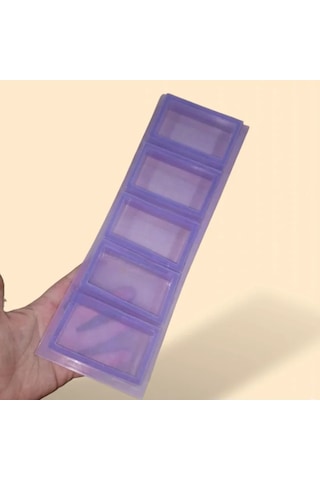 Reçine Epoksi Sabun Mum Silikon Kalıp 8x4x2 Cm Kod:58