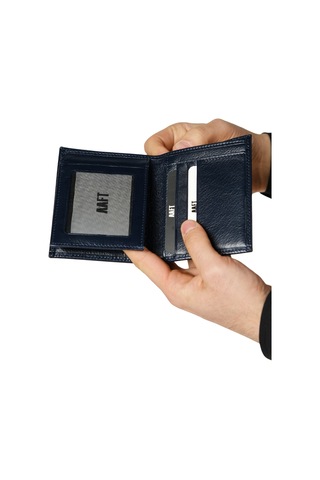 Mft Leather Hakiki Deri Erkek Cüzdan Master 2908 Napa Lacivert