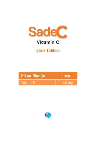 Sadec Vitamin C 1000mg 100 Şase