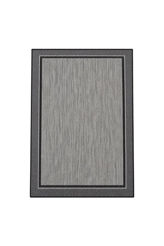 Çift Bordürlü Lüks Orijinal Sisal Dokuma Halısı Salon Halısı Mutfak Halısı Koridor Makine Halısı Açık Gri - Koyu Gri- Siyah 926846847 Açık Gri - Koyu Gri- Siyah