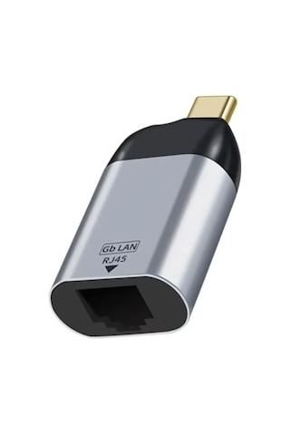Type-c To Rj45 Gigabit Ethernet Lan Ağ Adaptörü İnternet Dönüştürücü Type-c To Ethernet Rj45