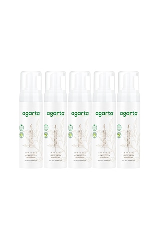 Agarta Doğal Yüz Temizleme Köpüğü 225ml 5 Li Set