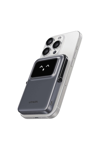 Ugreen Uno Magsafe Wireless 5.000 Mah 20w Hızlı Şarj Powerbank, Siyah 35605b Siyah