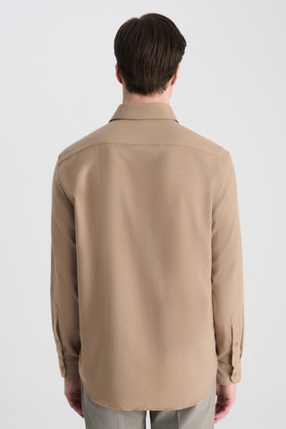 D'S Damat Ds Damat Comfort Camel Gabardin Gömlek 5hc02kx03327m C01