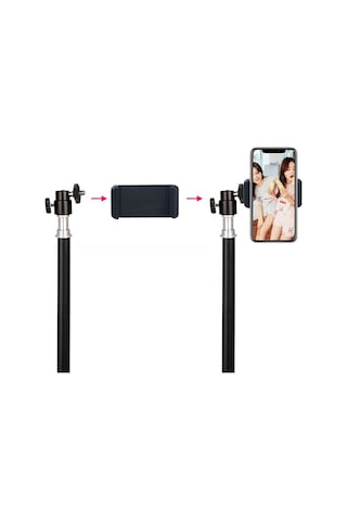 Microcase AL2496 3 Ayak Sabitleyici Alüminyum Cep Telefonu Kamera Tripodu