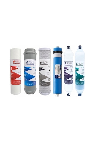 Piksel Aqua 10 Aşama Açık Kasa Su Arıtma Cihazı Filtresi