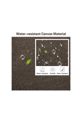 Willowhaven Küçük Boy Kaki Renk Hafif Dayanıklı Bez Seyahat Çantası Haki