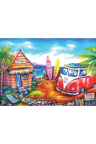 Puzmooyuncak Art Puzzle 260 Parça Sörf Kampı Puzzle