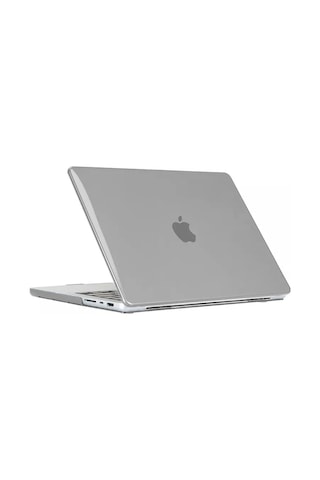 Apple Uyumlu MacBook Pro 16.2' M1 A2485 2021 Kılıf Kristal Ön Arka Şeffaf Kapak 001