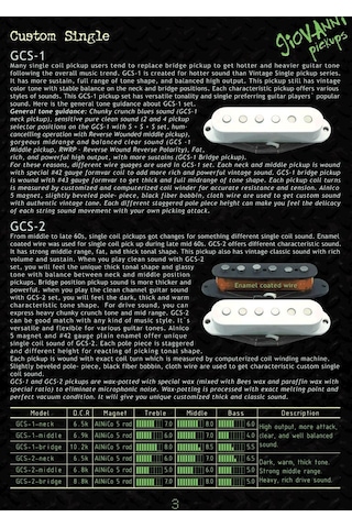 Artec Giovanni Custom Single Gcs-1 Bridge Single Manyetik
