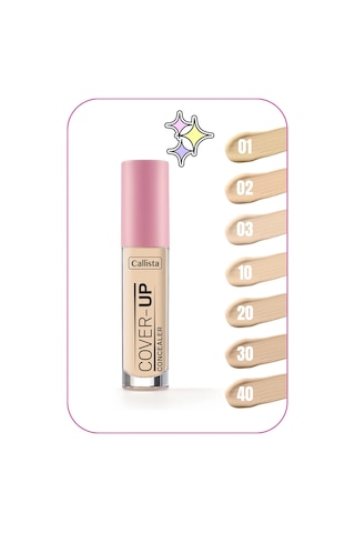 Callista Cover Up Concealer Yoğun Kapatıcı Göz Altı Kapatıcısı - 10 Light Sand