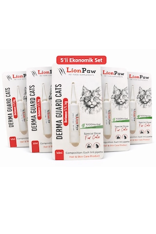 Kediler İçin Dış Parazit Ense Deri Damlası Pire Bit Kene Deri Bakımı Için Bitkisel Damla 5x1 Ml Kediler İçin Dış Parazit Ense Deri Damlası Pire Bit Kene Deri Bakımı Için Bitkisel Damla 5x1 Ml