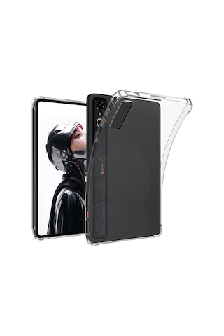 Zte Nubia Redmagic Astra 9.06 İnç Uyumlu Anti Shock Silikon Kılıf Şeffaf Arka Kapak