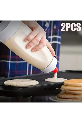 Krep Hamuru Şişe Karıştırıcısı Karıştırma Topu İle Donatılmıştır Beyaz