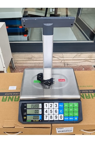 Boyunlu 30 Kg Terazi-bakanlık Onaylı-2026 Mühürlü-1000 Saat Şarjlı Kullanım-boyunlu-su Geçirmez Tartı