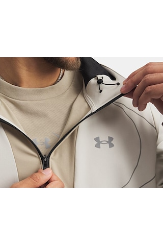 Under Armour Unstoppable+ Woven Jacket Erkek Günlük Ceket 6014718-110 Beyaz Beyaz