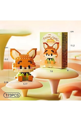 Bricks Premium Seri Yeni Stil Nick Wild - Judy Hopps Zootropolis Figür3d Puzzle Yapboz Hediye Hobi