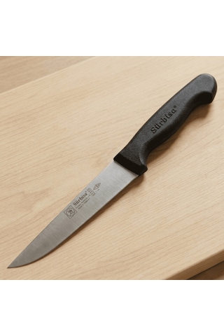 Sürmene Mutfak Bıçağı 28 Cm Günlük Kullanım Kesin Bıçak Sebze Ve Meyve İçin Çelik Sürbisa 61101 Siyah