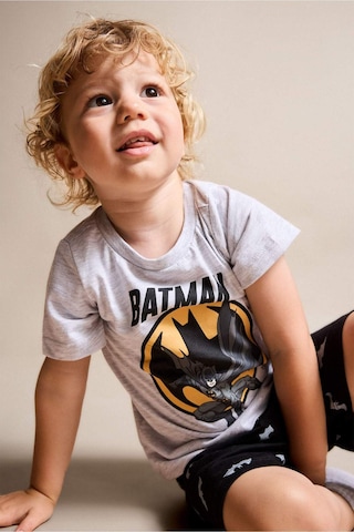 Defacto Batman Lisanslı 2li Pijama Gri Melanj Takımı Erkek Bebek H8147a526hsgr400 Gri-gr400