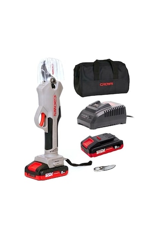 CROWN AKÜLÜ Dal Budama Makası 20V-2Ah CT29001HX-2 TB