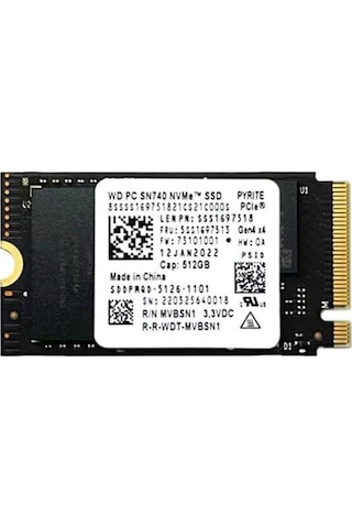 Western Digital WD SN740 512 GB M.2 2230 NVMe SSD