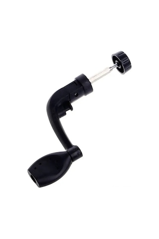 Moveevo 200 Model Plastik Metal Kollü Katlanabilir Balık Tutma Makinesi, Sabit Eldiven, Kol Eşyası, Kol Degişimi İçin Uygun, Siyah, 1 Adet