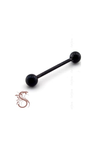 Solfera Vücut Piercing 28 Mm Siyah Kulak P357 Siyah