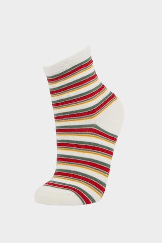 Defacto Erkek Çocuk 5li Pamuklu Uzun Çorap F4719a8nskr1 Çok Renkli