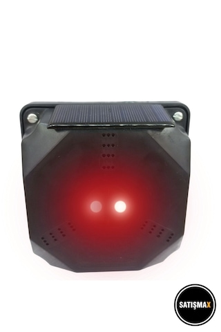 Caydırıcı Ev Ve Araç Güvenlik Yanıp Sönen Alarm Led Işık Solar