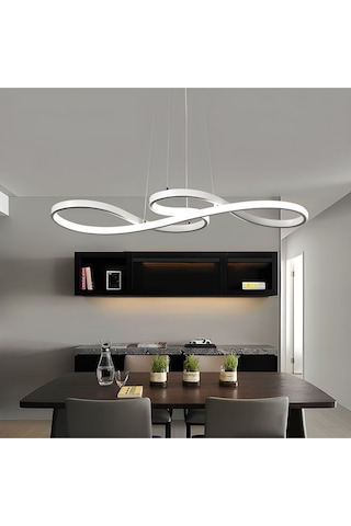 Bacco Model Modern Sarkıt Led Beyaz Işık Ultra Power Led Avizek