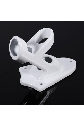 Moveevo Alüminyum Bayrak Çubuk Tutucusu - Duvar Üstü Montajlı, Dayanıklı Malzeme, Kolay Kurulum, Farklı Stillerde Bayrak Göstermek İçin Uygun