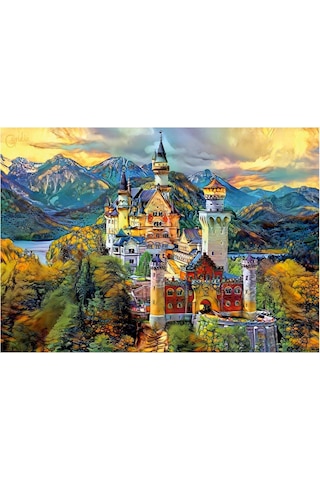 Educa 1000 Parça Neuschwanstein Şatosu Puzzle - Neuschwanstein Castle - 19933
