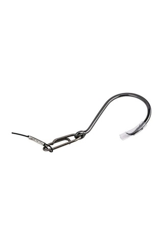 Moveevo 4 Adet Kedi Balığı İçin Tıngırtılı Kayıkli Olta Seti, Tırnaklı Çelik Çengel Ve Dönerli Bağlantı, Hızlı Kurulum - Gri