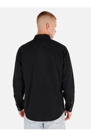 Colin's Colins Siyah Erkek Gömlek U.kol Cl1071462 Q1.v1 Blk Siyah