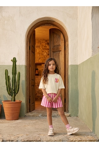 Baby Lory Kids Store Kız Çocuk Banana Desenli Takım