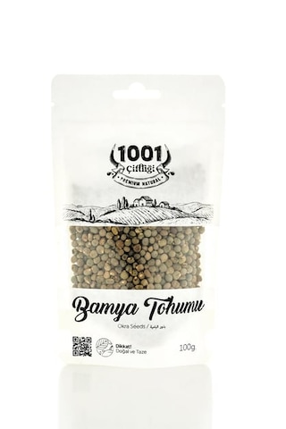 1001 Çiftliği Bamya Tohumu 100gr Analizli