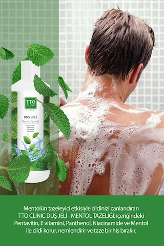 Tto Clinic Mentol Tazeliği Duş Jeli 500 ML