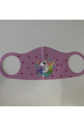 Accu-Chek Karışık Baskılı Kız Çocuk Maskesi 5 Adet Çok Renkli