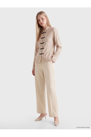 Lcw Vision Bej Regular Fit Kadın Pantolon