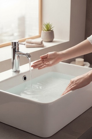 Lavabo Taşma Yüzüğü Krom Her Lavaboyla Uyumlu