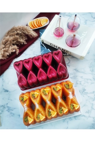 Amboss Ame-52 Ametist Kırmızı Baton Kek Kalıbı