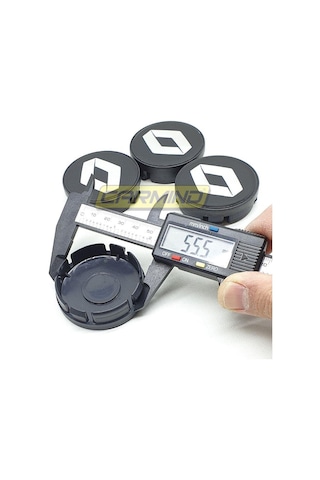 Renault Jant Göbek Arması Siyah 55-58Mm