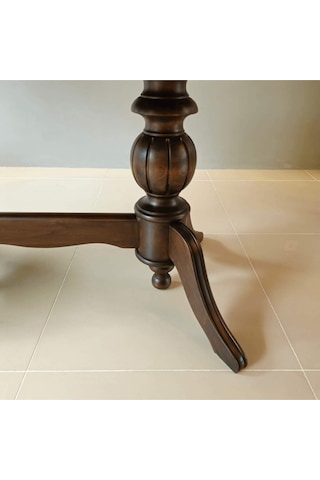 Elegansia Masa Yemek Takımı, 4 Sandalyeli Masa Takımı, Değiştirilebilir Renk Ve Kumaş Ceviz