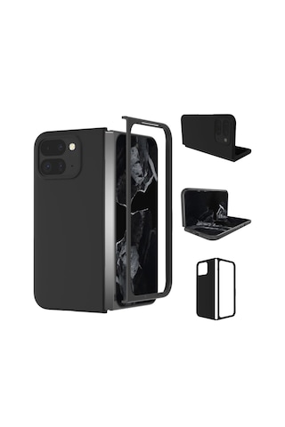 Microcase Google Pixel 10 Pro Fold İle Uyumlu Mat Yüzey Sert Plastik Kılıf - Al8848 Şeffaf